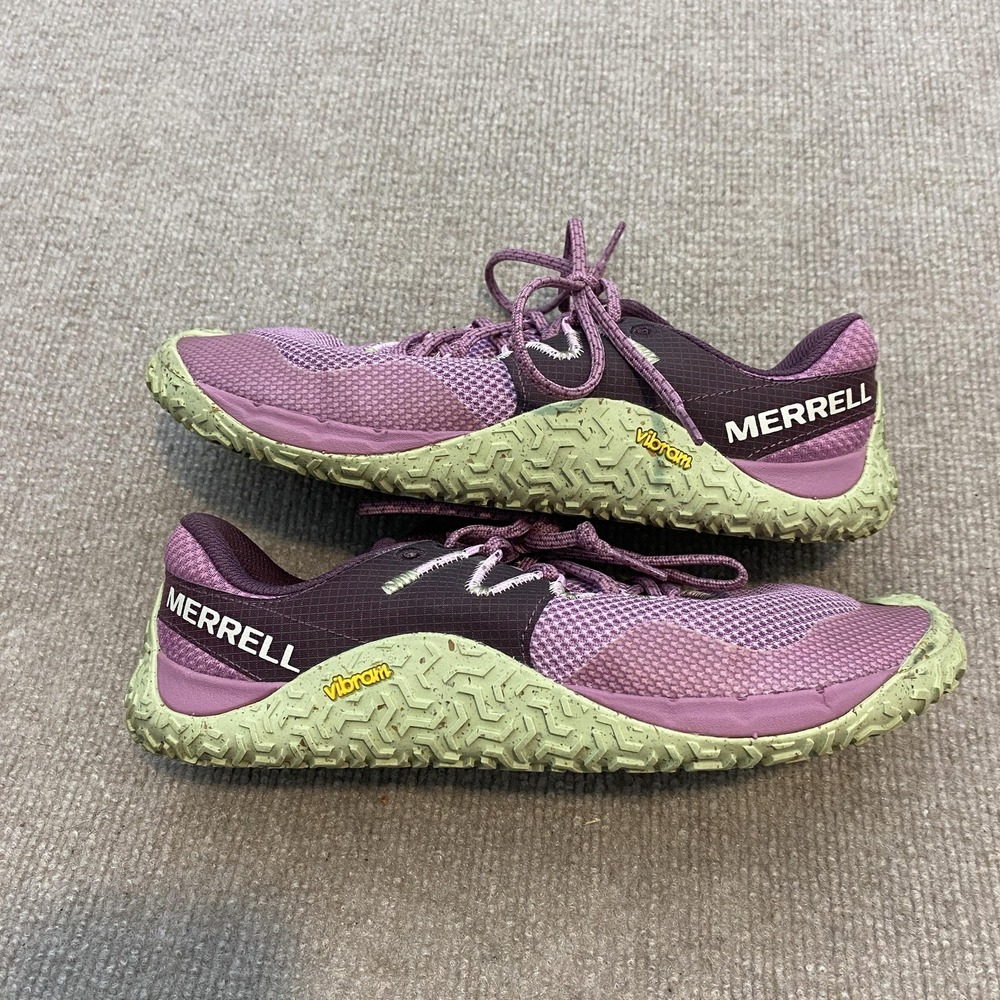 Merrell Shoes Womens Size 9.5 Purple Mesh Vibram Trail Running Sneakers J068188 - Picture 2 of 10